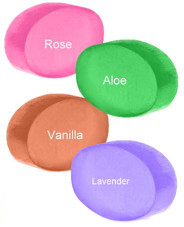 6 Bars of Hydrating Glycerin Soap